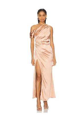 ELLIATT Retreat Dress in Peach. Size M. Also in S, XS, XXL.