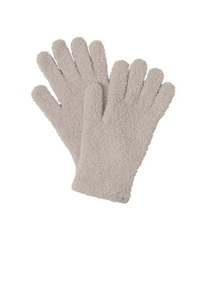 Barefoot Dreams CozyChic Gloves in Beige. Size S/M. Also in L/XL.