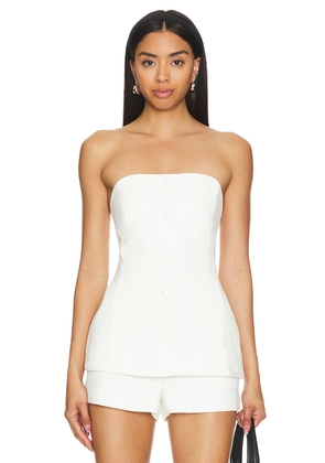 Ciao Lucia Ottavia Top in White. Size XL. Also in L, M.