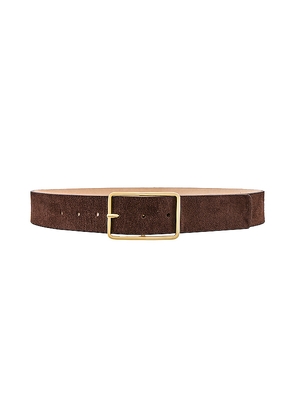 B-Low the Belt Milla Suede Belt in Chocolate. Size M. Also in XS, S, L, XL.