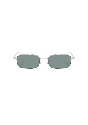 AIRE Decan Sunglasses in Metallic Gold.