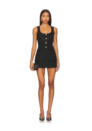 Amanda Uprichard Kya Romper in Black. Size M. Also in XS, S, L, XL.
