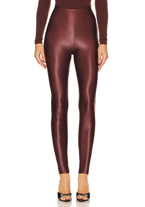 Commando Matte Metallic Legging in Brick. Size M. Also in S, XS.