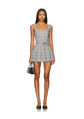Amanda Uprichard Mercy Skort Romper in Grey. Size M. Also in XL.