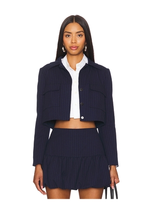 Amanda Uprichard Sanders Jacket in Navy. Size S. Also in M, XS.