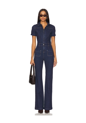 Amanda Uprichard Alexia Jumpsuit in Denim-Dark. Size S. Also in L, XL.