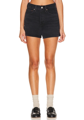 AGOLDE Parker Long Short in Black. Size 34. Also in 33.