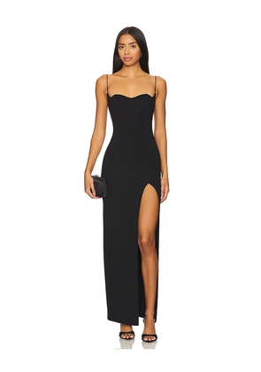 Camila Coelho Nova Maxi Dress in Black. Size M. Also in XXS, XS, S, L, XL.