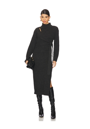 ASTR the Label Audree Sweater Dress in Charcoal. Size XL. Also in L.