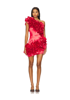 Bronx and Banco x REVOLVE Aurora One Shoulder Mini Dress in Red. Size S. Also in M.