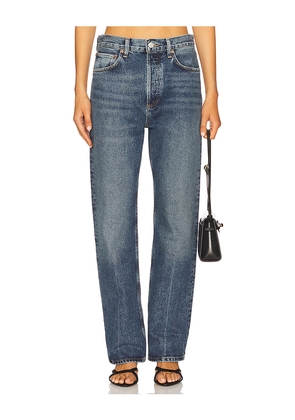 AGOLDE Fran Straight Leg Jeans in Blue. Size 25. Also in 27, 28, 29, 30, 31, 32.