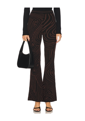 Diane von Furstenberg Wynn Pants in Brown. Size XL. Also in XS.