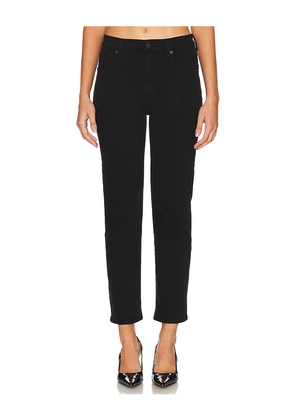 Citizens of Humanity Caia High Rise Straight Jeans in Black. Size 28. Also in 23, 30, 32.
