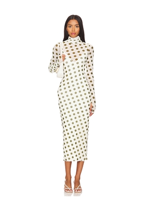 AFRM Shailene Dress in White. Size 1X. Also in S, 2X.