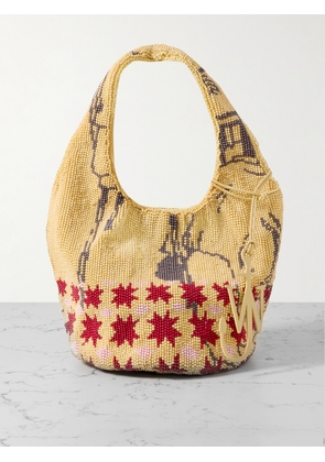 JW Anderson - Beaded Canvas Tote - Yellow - One size