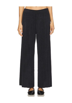 Barefoot Dreams CozyChic Ultra Light Palazzo Pant in Black. Size S. Also in M, XL, XS.