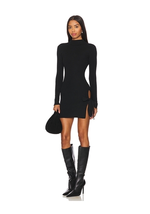 Camila Coelho Yvonne Mini Dress in Black. Size M. Also in XS, S, L, XL.
