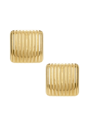 Cendre Mara Earrings in Metallic Gold.