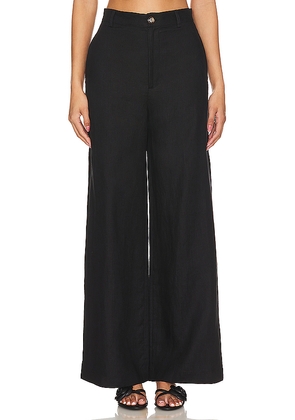 Bardot Enya Linen Pant in Black. Size 4. Also in 2.