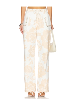 Agua Bendita x REVOLVE Veronik Pants in Cream. Size XL. Also in XXL.