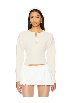 ALL THE WAYS Kourtney Cardigan in Ivory. Size L. Also in S, M.
