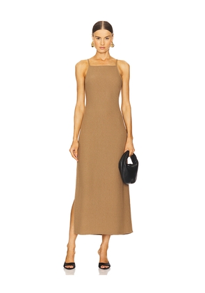 By Malene Birger Ellionore Dress in Brown. Size 34. Also in 32, 38.