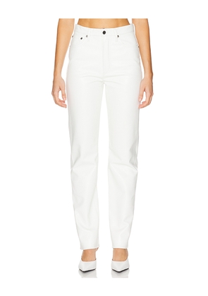 AGOLDE 90's Pinch Waist Long Jeans in White. Size 24. Also in 25, 26, 27, 28, 34.