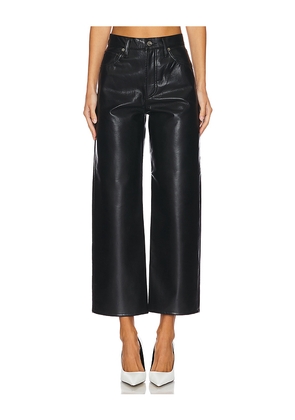 AGOLDE Ren High Rise Straight in Black. Size 27. Also in 29, 30, 31, 32.