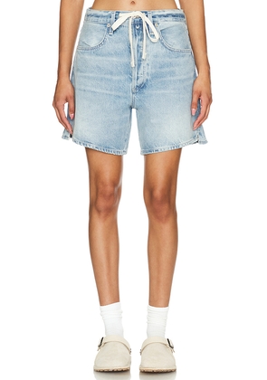 Citizens of Humanity Brynn Drawstring Short in Denim-Light. Size 24. Also in 26, 27, 28, 32, 33.