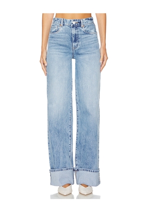 BLANKNYC Wide Leg Jean in Denim-Light. Size 24. Also in 25, 27, 29, 30.