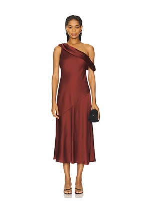 ASTR the Label Orissa Dress in Brick. Size XL/1X. Also in XS, S.