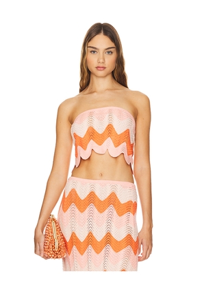 DEVON WINDSOR Somi Top in Orange. Size S. Also in XS.