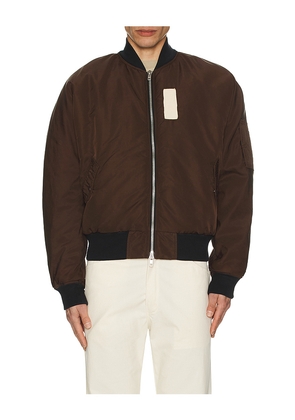 BTFL STUDIO Flight Jacket in Brown. Size M. Also in S.