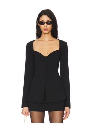 ALL THE WAYS Arielle Blazer in Black. Size M. Also in S, XS, XXS.