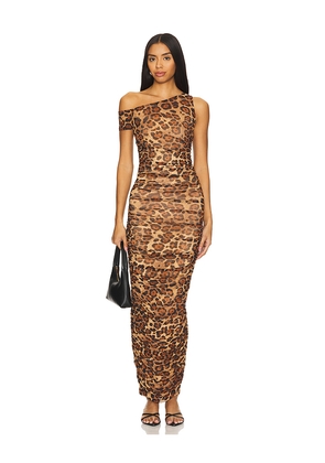 AFRM Biona Maxi Dress in Brown. Size M. Also in XS, S.
