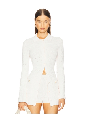 DEVON WINDSOR Leona Tunic in Ivory. Size L. Also in S, XL.