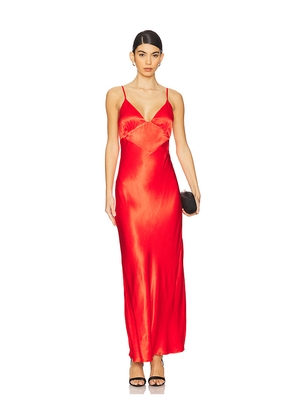 Bardot Capri Slip Dress in Red. Size 2. Also in 4, 6, 8.