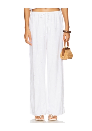 Bella Dahl Wide Leg Pant in White. Size M. Also in L, S.