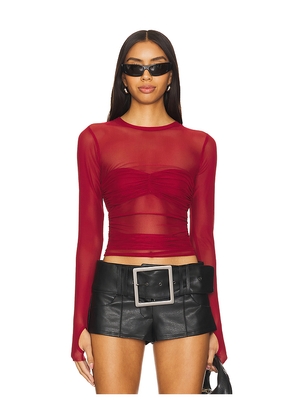 AFRM Sandrine Top in Red. Size 3X. Also in L, M.