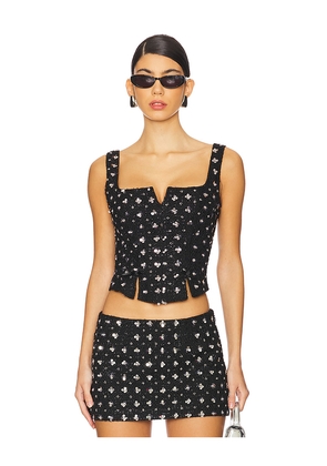 GUIZIO Arlo Corset in Black. Size M. Also in L, S, XS, XXS.