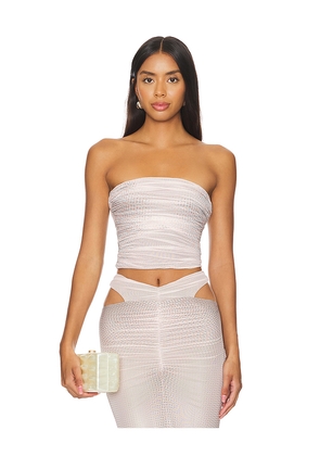 AFRM Pasquina Top in Nude. Size L. Also in 3X, XL.