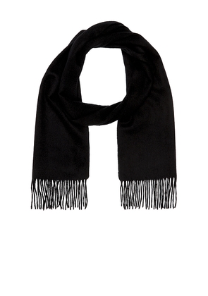 Beams Plus Cashmere Scarf Solid in Black.