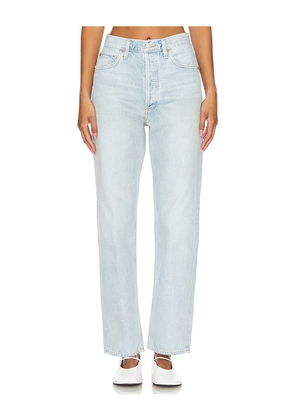 AGOLDE 90s Mid Rise Loose Fit Jeans in Denim-Light. Size 28. Also in 27, 29.