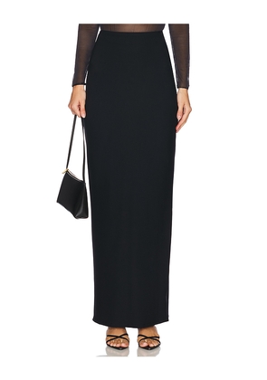 Commando Butter Luxe Maxi Column Skirt in Black. Size XS. Also in S.