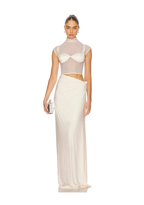 Deme by Gabriella Dove Set in Ivory. Size M. Also in S, XS, L, XL.