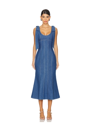 ELLIATT Maris Maxi Dress in Blue. Size S. Also in XS.