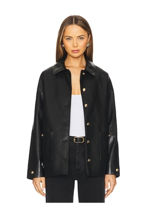 ANINE BING Luca Jacket in Black. Size M. Also in S, XS.