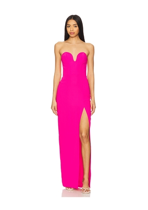 Amanda Uprichard Ronelle Maxi in Pink. Size M. Also in S, XL.