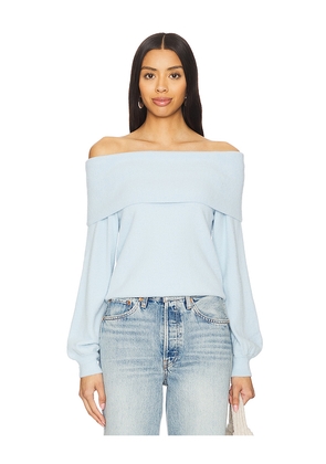 Bobi Offshoulder Top in Baby Blue. Size M. Also in L.