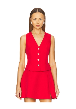 ELLIATT Buttercup Top in Red. Size M. Also in L, S, XL.